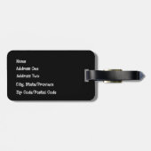 De belemmering is geen crimineel Bagagelabel (Achterkant horizontaal)