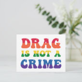 De belemmering is geen crimineel Briefkaart (Staand voorkant)