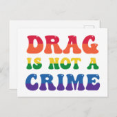 De belemmering is geen crimineel Briefkaart (Voorkant / Achterkant)