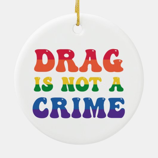 De belemmering is geen crimineel Ornament (Achterkant)