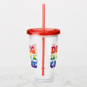 De belemmering is geen Krim Acrylknolpaal Acryl Drinkbeker (Rechts)