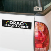 De belemmering is geen misdaad Pride Maand LGBTQ Bumpersticker (Op Truck)
