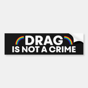 De belemmering is geen misdaad Pride Maand LGBTQ Bumpersticker