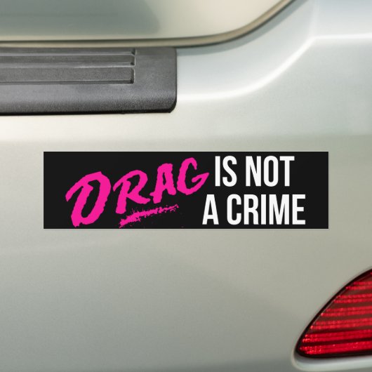 De belemmering is geen misdaad Pride Maand LGBTQ Bumpersticker (Op auto)