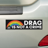 De belemmering is geen misdaad Pride Maand LGBTQIA Bumpersticker (Op auto)