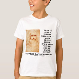 De belemmeringen kunnen me niet vastmaken aan een  t-shirt