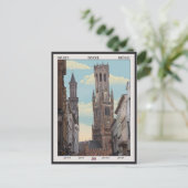 De Belfry in Brugge Briefkaart (Staand voorkant)