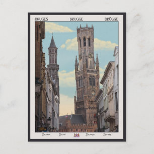 De Belfry in Brugge Briefkaart