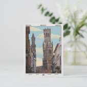 De Belfry in Brugge Briefkaart (Staand voorkant)