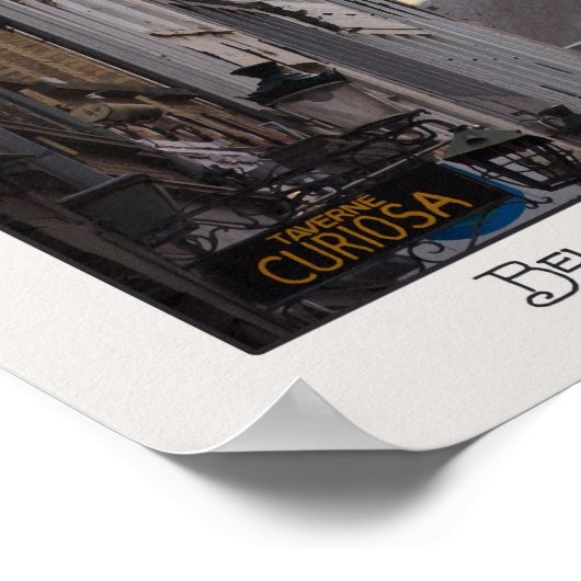 De Belfry in Brugge Poster (Hoek)