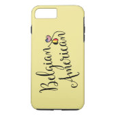 De Belgische Amerikaanse Ton Hearts Cel Case (Achterkant)