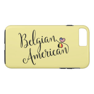 De Belgische Amerikaanse Ton Hearts Cel Case