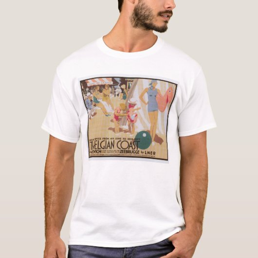 De Belgische kust T-shirt (Voorkant)