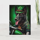 De Belgische Shepherd-fiets St. Patrick's Day Kaart (Voorkant)