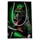 De Belgische Shepherd-fiets St. Patrick's Day Medium Cadeauzakje (Voorkant)