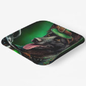 De Belgische Shepherd-fiets St. Patrick's Day Papieren Bordje (Gebogen)