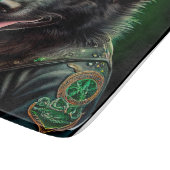 De Belgische Shepherd-fiets St. Patrick's Day Snijplank (Hoek)