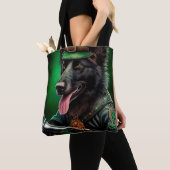 De Belgische Shepherd-fiets St. Patrick's Day Tote Bag (Dichtbij)