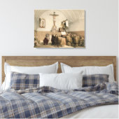 De Bell Ringers bij de Orde der Capucines, Canvas Afdruk (Insitu (Slaapkamer))