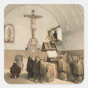 De Bell Ringers bij de Orde der Capucines, Vierkante Sticker