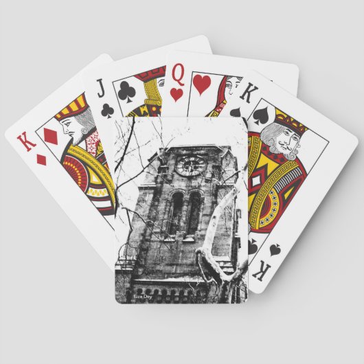 De "Bell Tower"-speelkaarten Pokerkaarten (Achterkant)