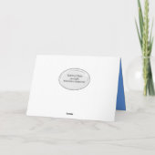 De bellen van de verjaardag in hemel kaart (Achterkant)