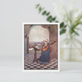 De Bellende Lute van Edmund Dulac Briefkaart (Staand voorkant)