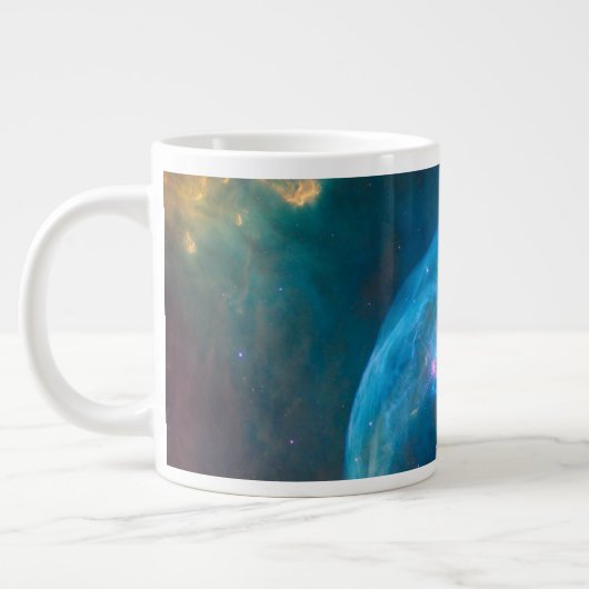 De bellennevel, NGC 7635. Grote Koffiekop (Links)