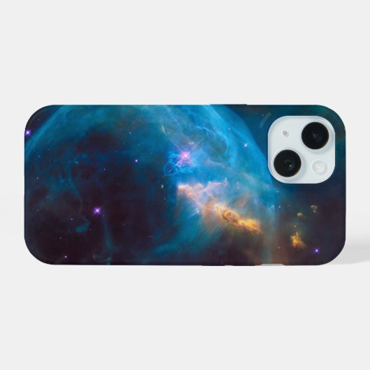 De bellennevel, NGC 7635. iPhone 15 Case (Achterkant horizontaal)