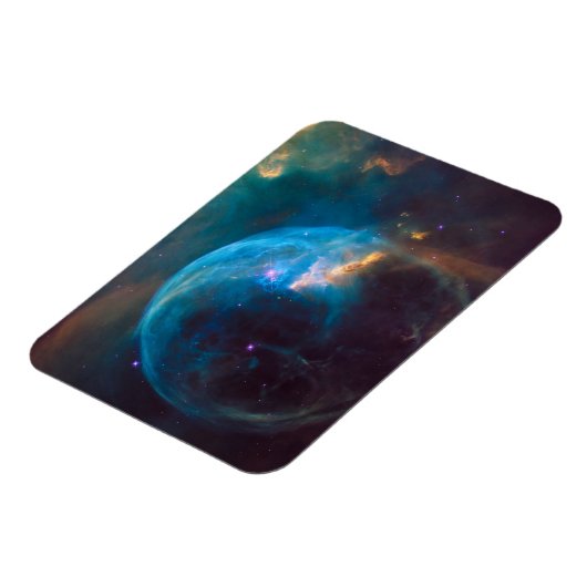 De bellennevel, NGC 7635. Magneet (Linkerzijde)