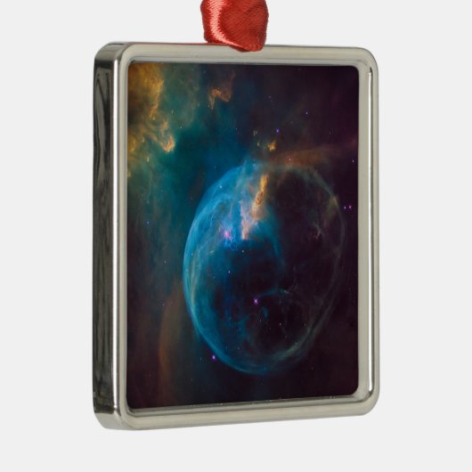 De bellennevel, NGC 7635. Metalen Ornament (Rechts)