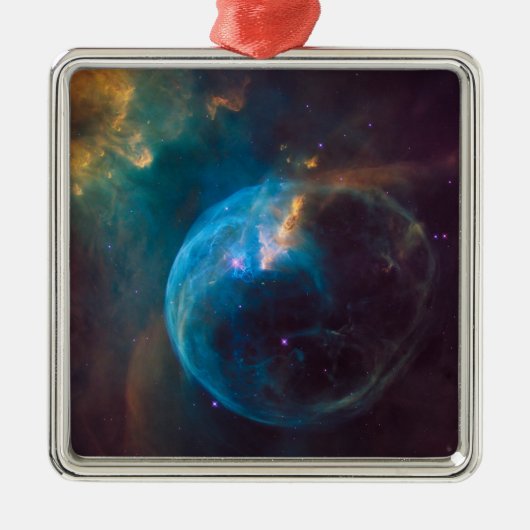 De bellennevel, NGC 7635. Metalen Ornament (Voorkant)