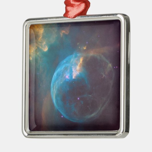 De bellennevel, NGC 7635. Metalen Ornament (Links)