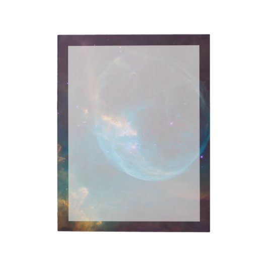 De bellennevel, NGC 7635. Notitieblok (Linkerzijde)