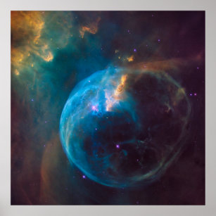 De bellennevel, NGC 7635. Poster