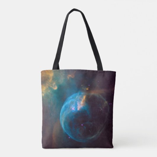 De bellennevel, NGC 7635. Tote Bag (Achterkant)