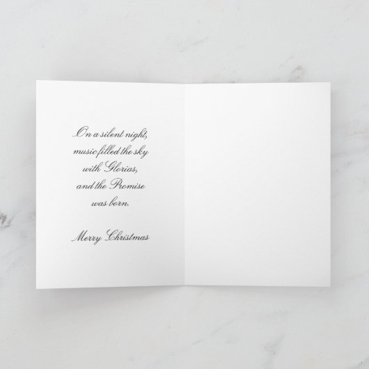 De belofte feestdagen kaart (Binnen)