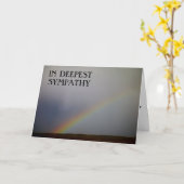 DE BELOFTE VAN DE REGENBOOG SYMPATHIEKAART KAART (Gele Bloem)