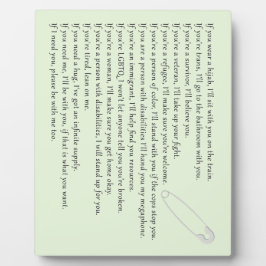 De Belofte van de veiligheid Fotoplaat