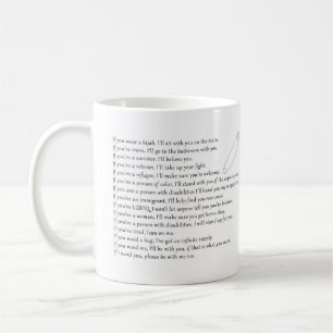 De Belofte van de veiligheid Koffiemok
