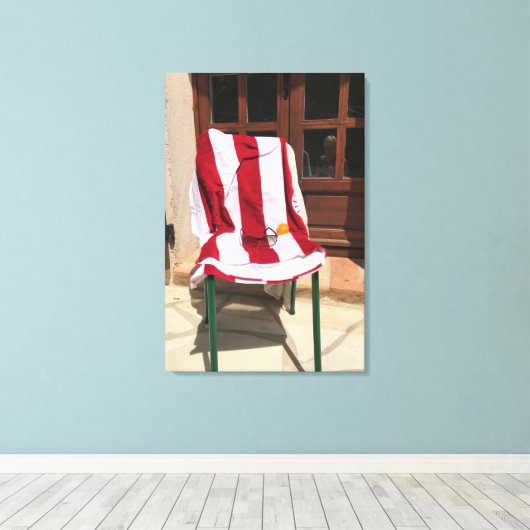 De belofte van de zomer canvas afdruk (Insitu (Houten vloer))