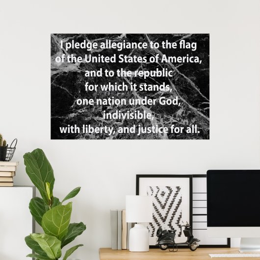 De belofte van legitimering poster (Thuiskantoor)