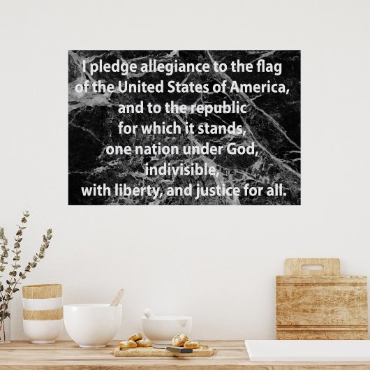 De belofte van legitimering poster (Keuken)