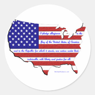 De belofte van legitimering ronde sticker