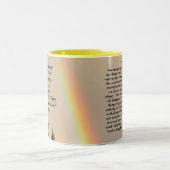 De beloften tweekleurige koffiemok (Center)