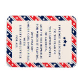 De beloften van de zwarte rode blauwAmerikaanse vl Magneet (Horizontaal)