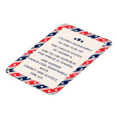 De beloften van de zwarte rode blauwAmerikaanse vl Magneet (Linkerzijde)