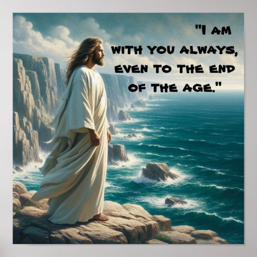 De beloften van het poster van Jezus: (Voorkant)