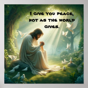 De beloften van het poster van Jezus: