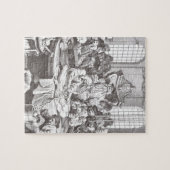 De beloning van de wreedheid door William Hogarth Legpuzzel (Horizontaal)